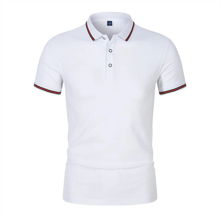 Casual slank effen poloshirt met korte mouwen Krimpvast Sneldrogend POLO-shirt voor vrije tijd voor buiten